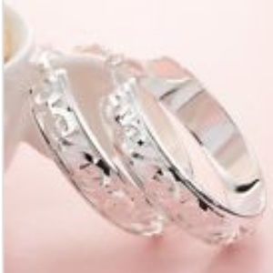 Silver Hoop Earrings